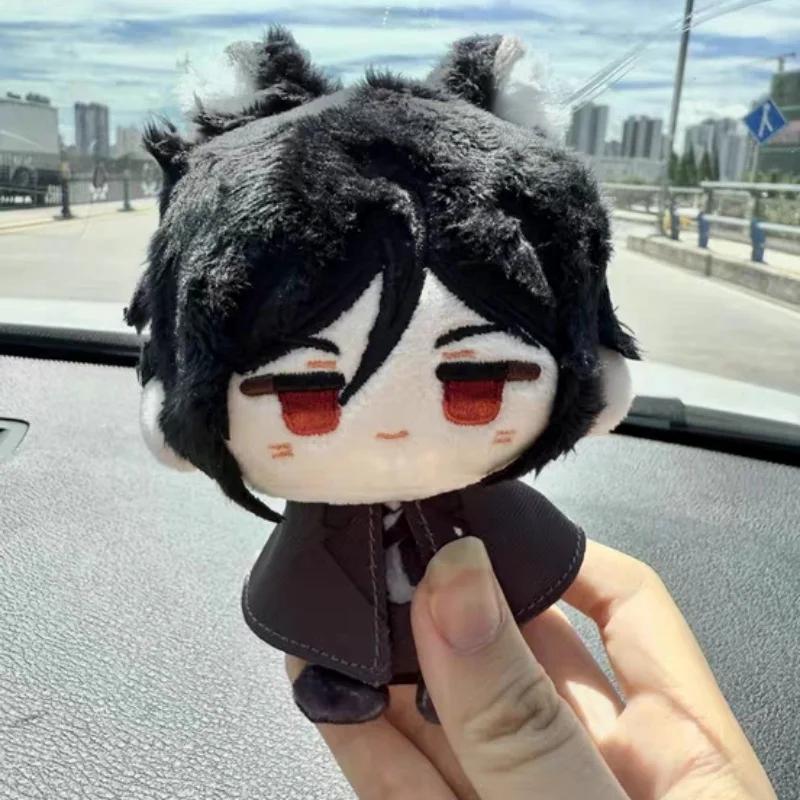 Novo 12cm anime preto mordomo pelúcia ciel phantomhive sebastian · michaelis chaveiro macio mochila decoração brinquedos de natal presentes