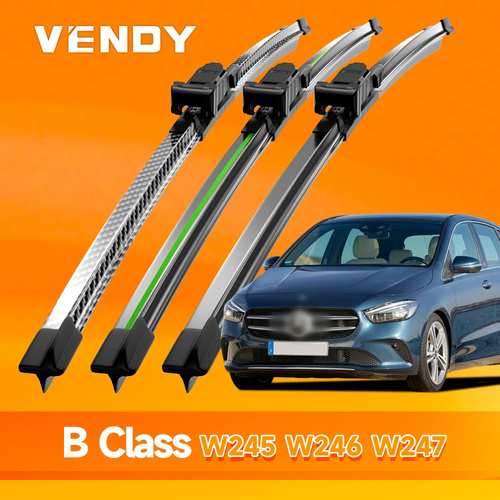 

2pcs For Mercedes Benz B Class W245 W246 W247 2005-2023 Front Windshield Wiper Blades Windscreen Window Accessories 2011 2019