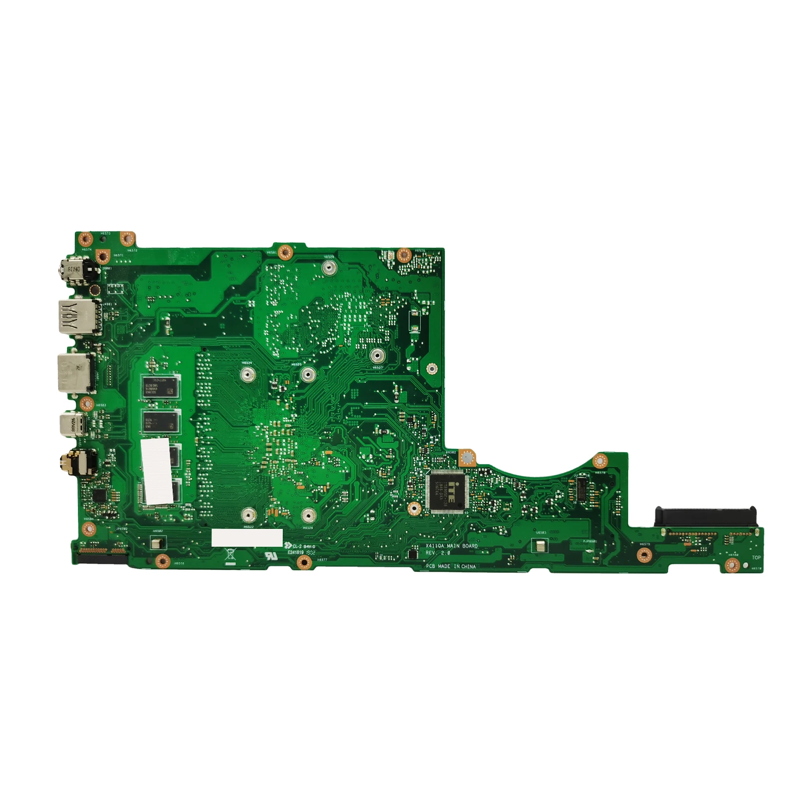 Imagem -02 - Placa-mãe Portátil para Asus Mainboard X411qa X411qr X411q A12-9720p 4gb de Ram