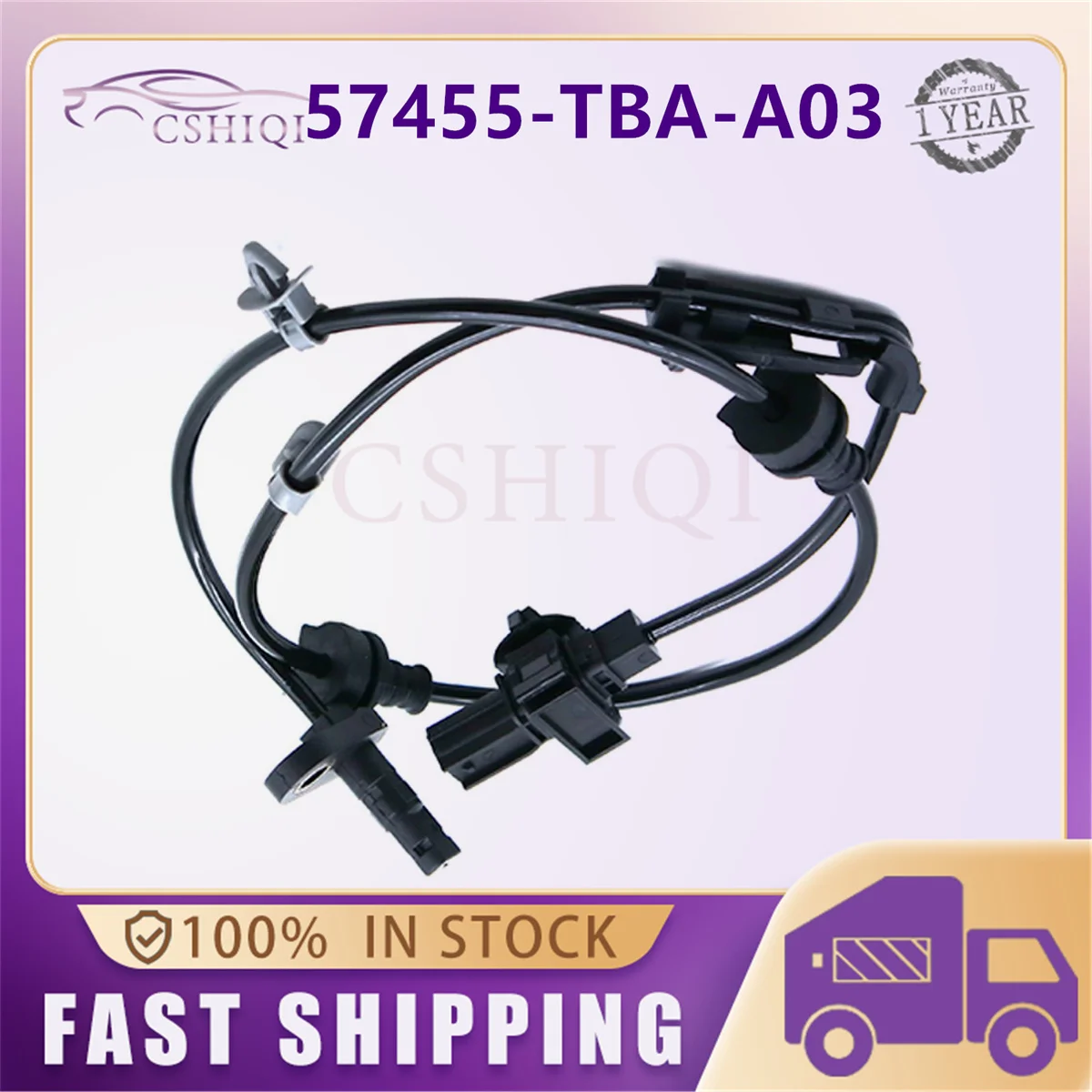 57450-TBA-A03 Front Left Right Wheel ABS Speed Sensor 57455-TBA-A03 For Honda Civic FC FK Tenth Generation 2016-2021 Accessories
