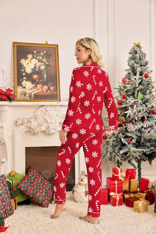 

Women's Clothing Pajamas Four Seasons Hit Product New Product Christmas Suit Exquisite Fashion Comfortable Sleep Ventilate Cute