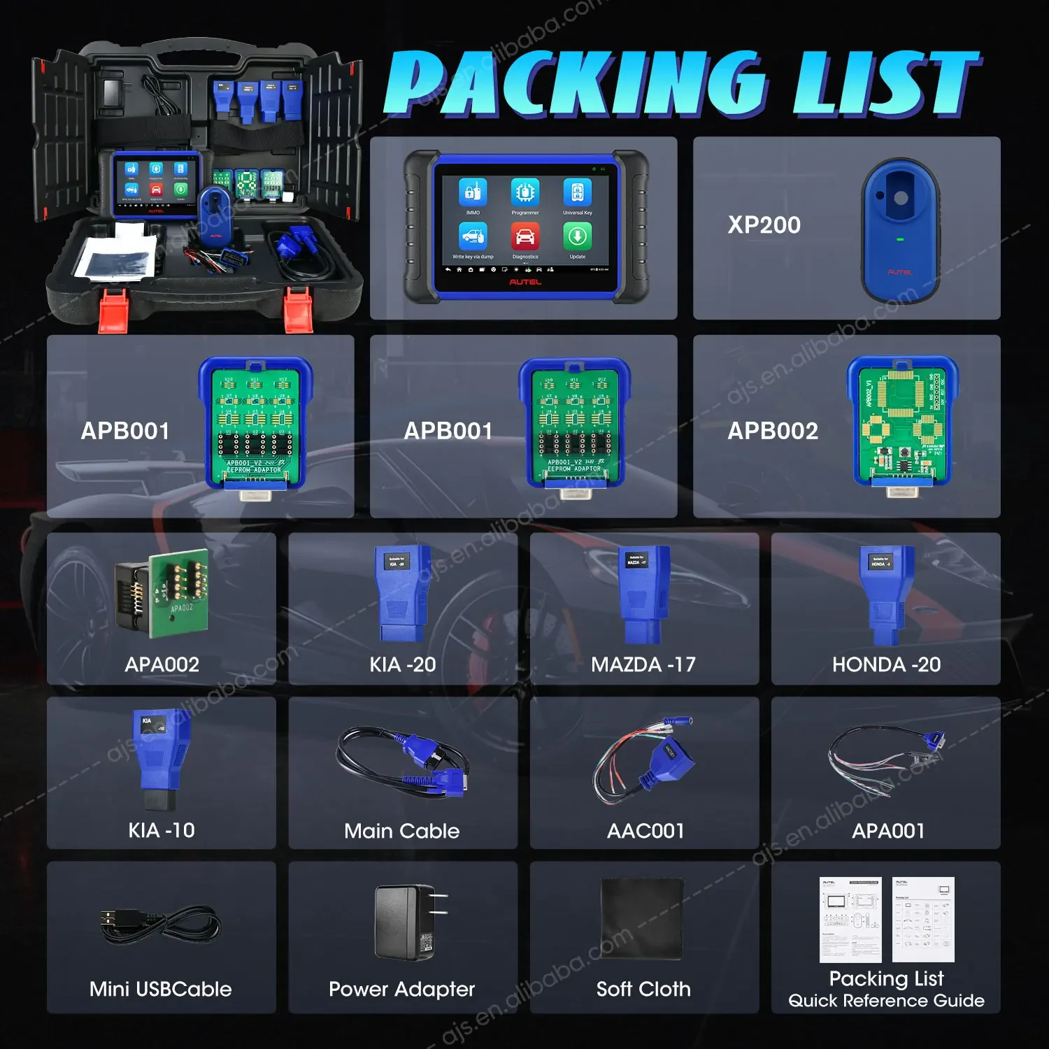 Autel Official Store Maxi IM508S 28+ Services Schlüsselanhänger Programmierung Android 11 OBD2 Scanner IM508 II XP200 Altardiagnosetool