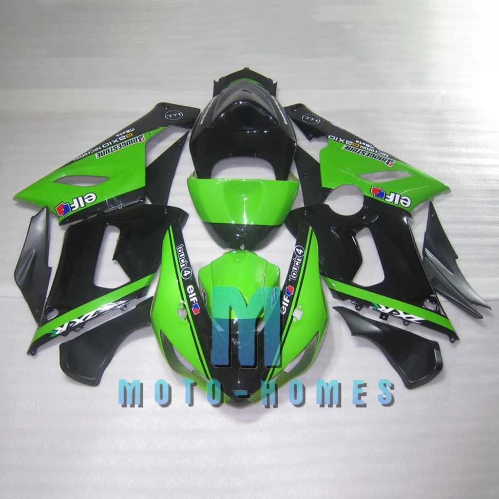 

Free Custom Injection Bodywork for Kawasaki Ninja ZX6R 05 06 ZX 636 6R 2005 2006 Motorcycle Fairing Wrecked Rebuild Bike Parts