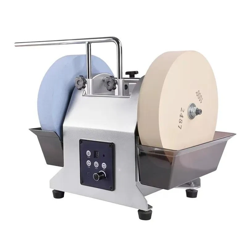 10-inch Dual-Wheel Electric Knife Sharpener Compact Household Water-Cooled Grinder Commercial Grinder for Scissors Kitchen