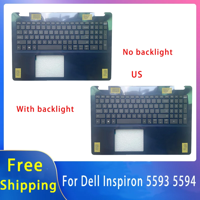 

New For Dell Inspiron 5593 5594;Replacemen Laptop Accessories Palmrest/ US Keyboard 05JK43