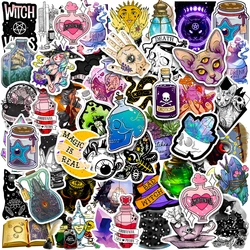 10/30/50pcs Cool Art Gothic Magic Apothecary Witch Crystal Stickers Skateboard Motorcycle Car Laptop Funny Sticker Decal Kid Toy