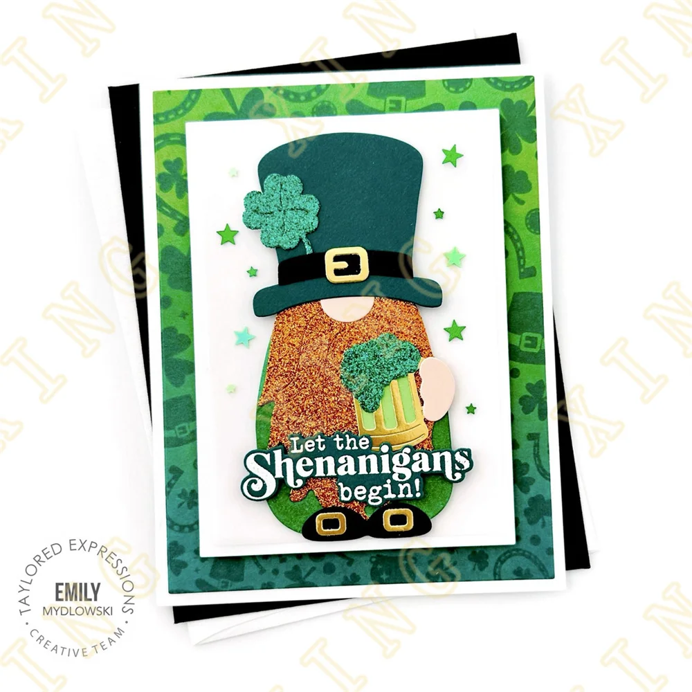 Luck of the Irish Background Silicone Stamps Scrapbook Diary Decoration Embossing Template Diy Greeting Card Handmade 2023 New