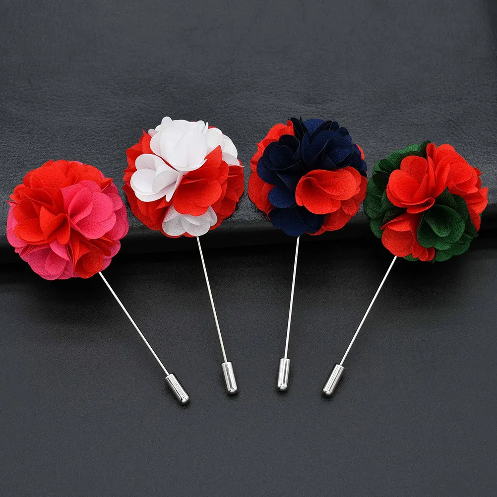 16Pcs Brooch Fashion Breast Pin Men Suit Cloth Art Collar Decoration Mixed Dressing Shirt Collar Brooch Creative