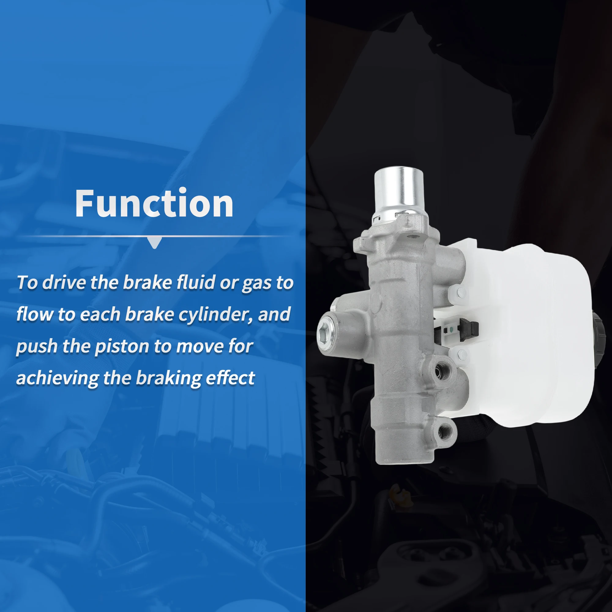 

UXCELL Brake Master Cylinder with Reservoir for Ford Expedition 2010-2014 for Lincoln Navigator 2010-2014 No.M630711/BL1Z-2140-A