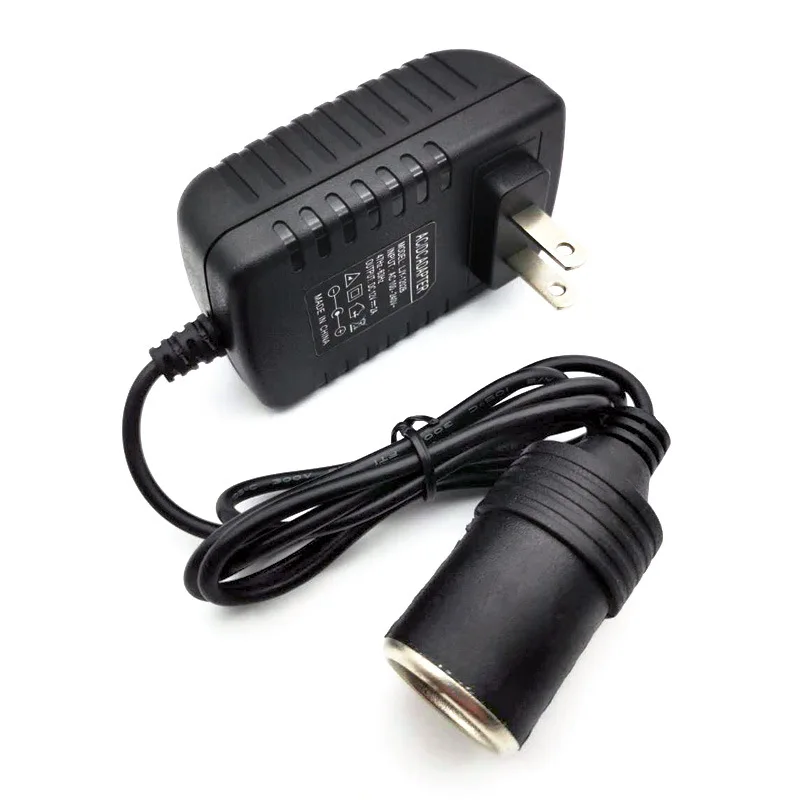 Car Cigarette Lighter Adapte 220V to 12V 2A DC Power Converter Charger Transformer Cigar Lit Lighter Plug Socket Electronic Jack