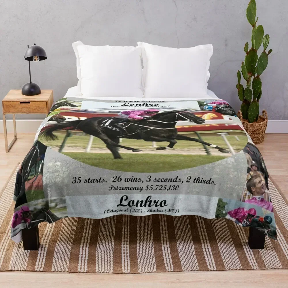 

Lonhro career tribute Throw Blanket Stylish Couch Blanket for Home Living Room