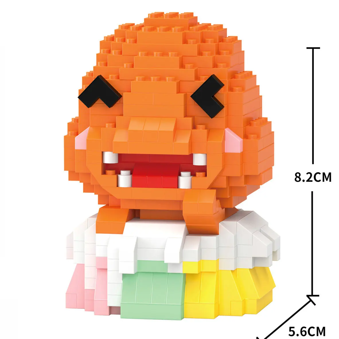 DIY Pokemon Blöcke kleine Cartoon Mini Baustein Pikachu Charizard Eevee Mewtwo Anime montieren Action-Modell Puppen Spielzeug