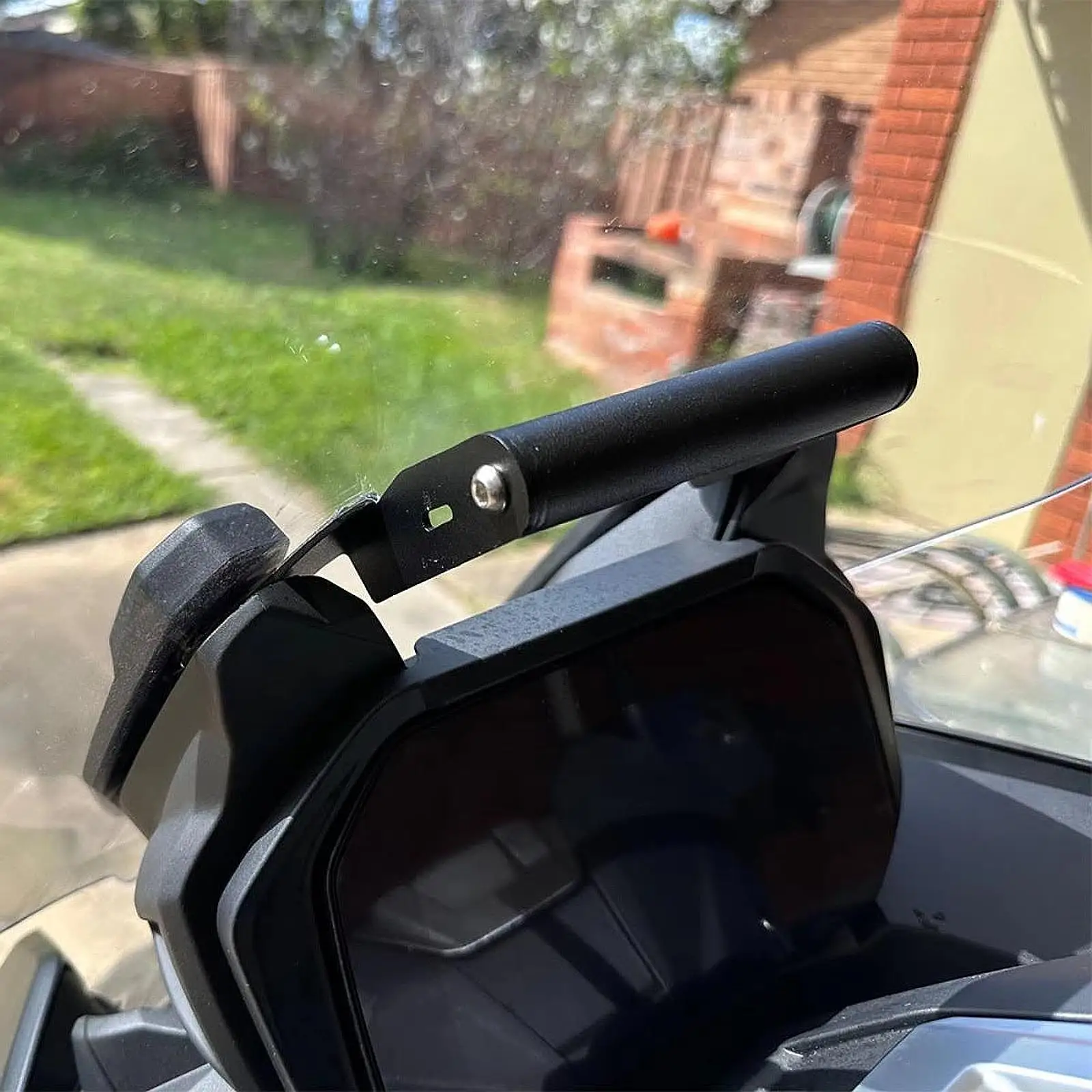 

Motorcycle Smartphone Bracket Holder Expansion Crossbar Holder Premium Sturdy Metal Accs Spare Parts Mobile Phone Plate Stand