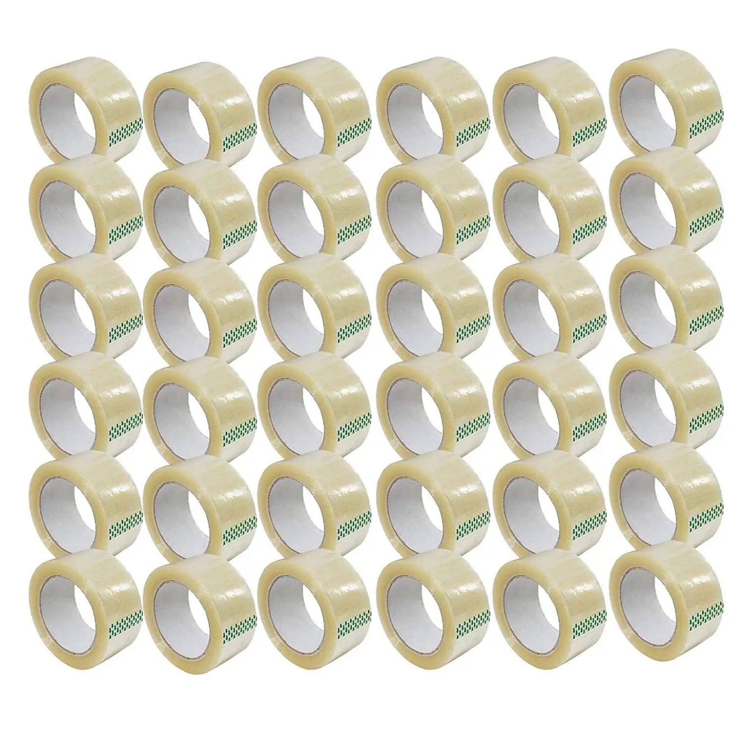 

36 Clear Packing Tape 2" x 110 Yards Strong Heavy Duty Sealing Adhesive Tapes for Moving Packaging Shipping Office and S