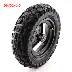 Electric Scooter 11 inch off-road tubeless Tire wheels 90/65-6.5 thickened Vacuum Tyre & Disc brake hub Straight valve