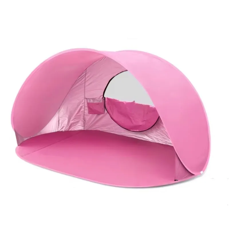 Lightweight Waterproof Pink Automatic Instant Open Sun Shade Shelter Beach Pop up Tent