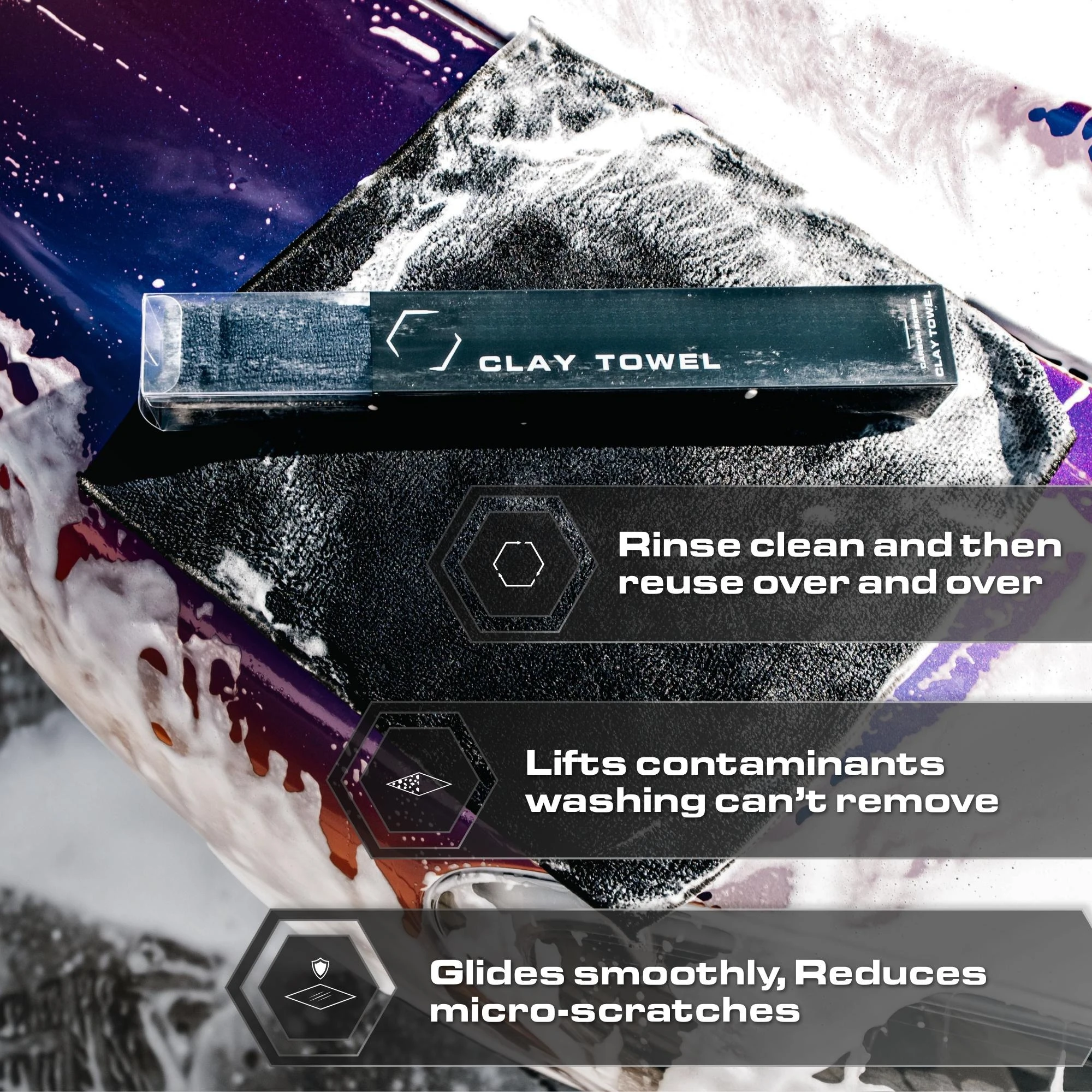 ผ้าไมโครไฟเบอร์ Magic Clay Tow - Microfiber Towel Detailing บทวิจารณ์และราคา