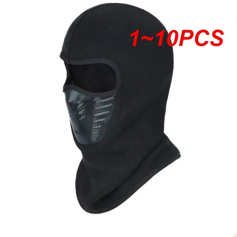 1~10PCS Outdoor Mask Hat Riding Durable Thickened Fleece Riding Equipment Winter Hood Windproof Riding Mask Dustproof