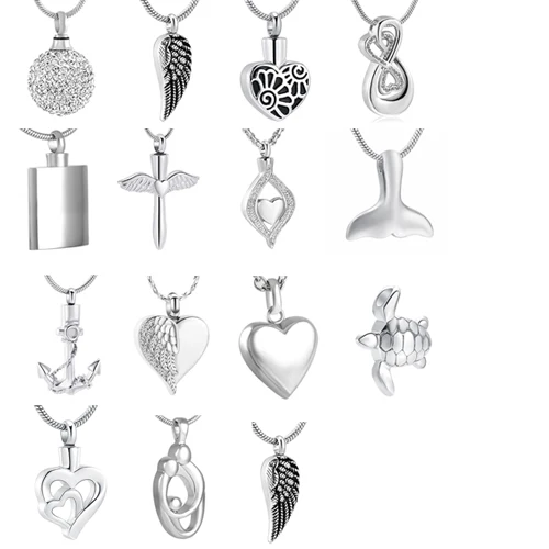 

Cremation Jewelry Urn Memorial Pendant Stainless Steel