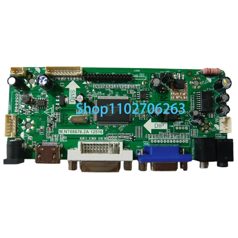 M. Nt68676 Driver Board Kit Voor LM240WU2-SLB1 Lm240wu2 (Sl)(B1) 24 "Inch 1920*1200 Hdmi + Dva + Vga Lcd Led Scherm Controller Board