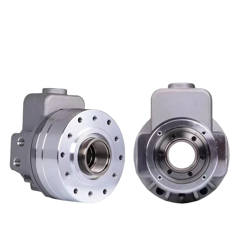 TK646 TK852 TK1075 High Speed Hollow Rotary Oil Cylinder Hydraulic Chuck With Hollow Rotary Cylinder