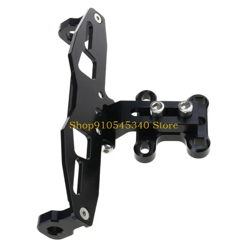 

U2JA Motorcycles License Plate Holder Mount Bracket Aluminum Adjustable Number Plate Holder for TFX150 MslaL150
