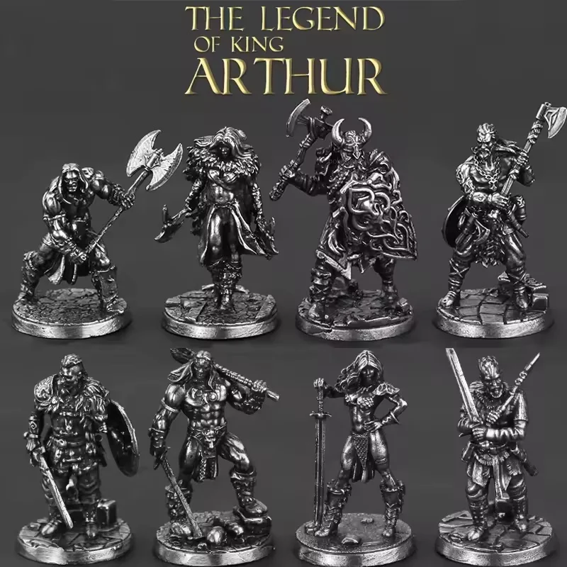 

1PCS War Chess Table Game Ornaments Decorations Crafts Copper Undead Skeleton Soldiers Dolls Army Legion Model Toy Figurine