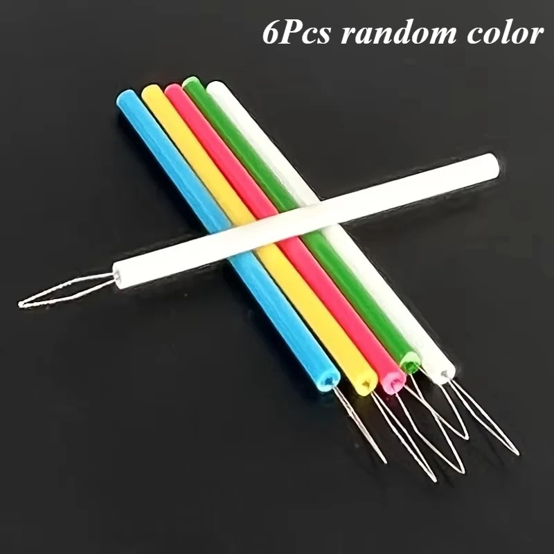 5 Sets Plastic Sewing Needle Threader Handmade Beading Craft Sewing Helper Tools