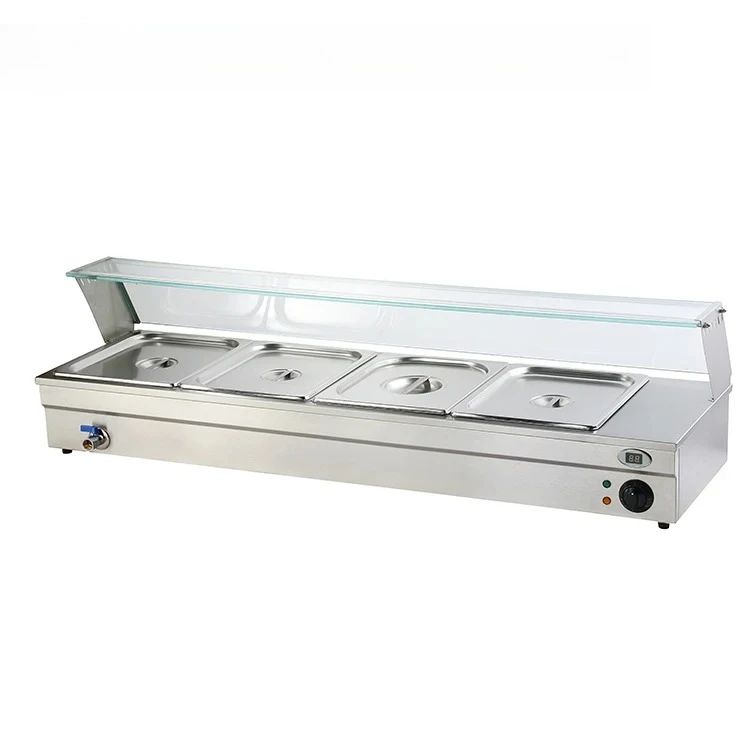 Catering equipment 5-tray electric Bain & Marie heater