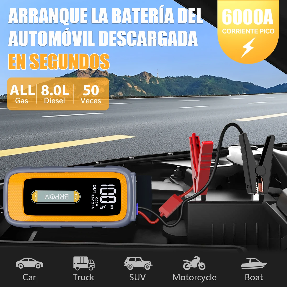 3000A/4000A المحمولة سيارة الانتقال كاتب قوة البنك سيارة الداعم شاحن بدء جهاز البنزين الديزل 12 فولت سيارة الطوارئ الداعم #2
