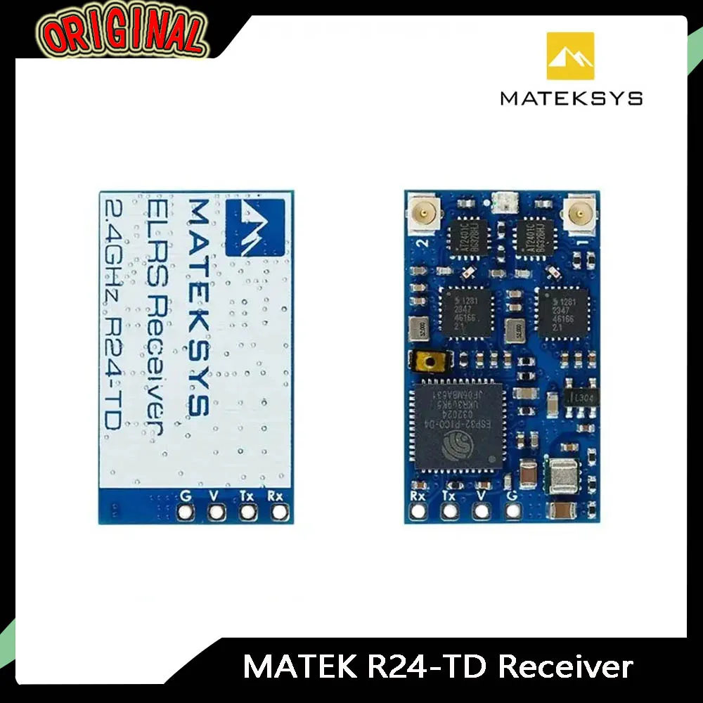 Ricevitore MATEKSYS R24-TD ExpressLRS da 2,4 GHz con vera diversità |   per drone RC FPV