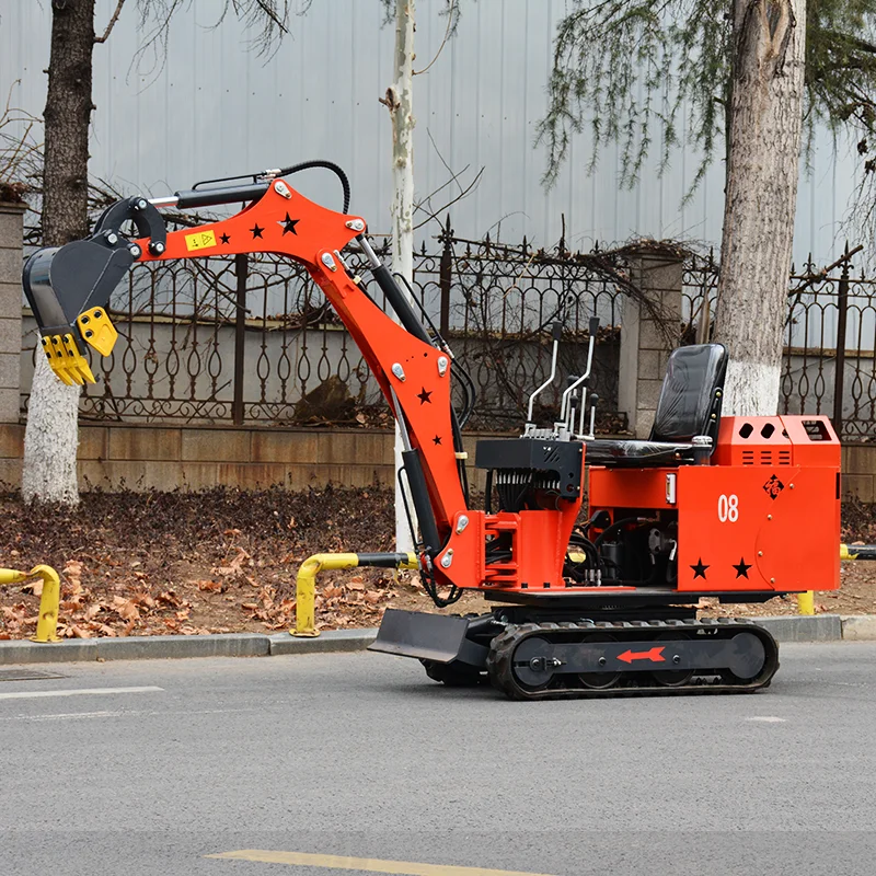 

High Quality Easy To Operate Mini Excavator Ce Epa Euro 5 Kubota Engine Customized 0.8 Ton Mini Excavator Fast Delivery