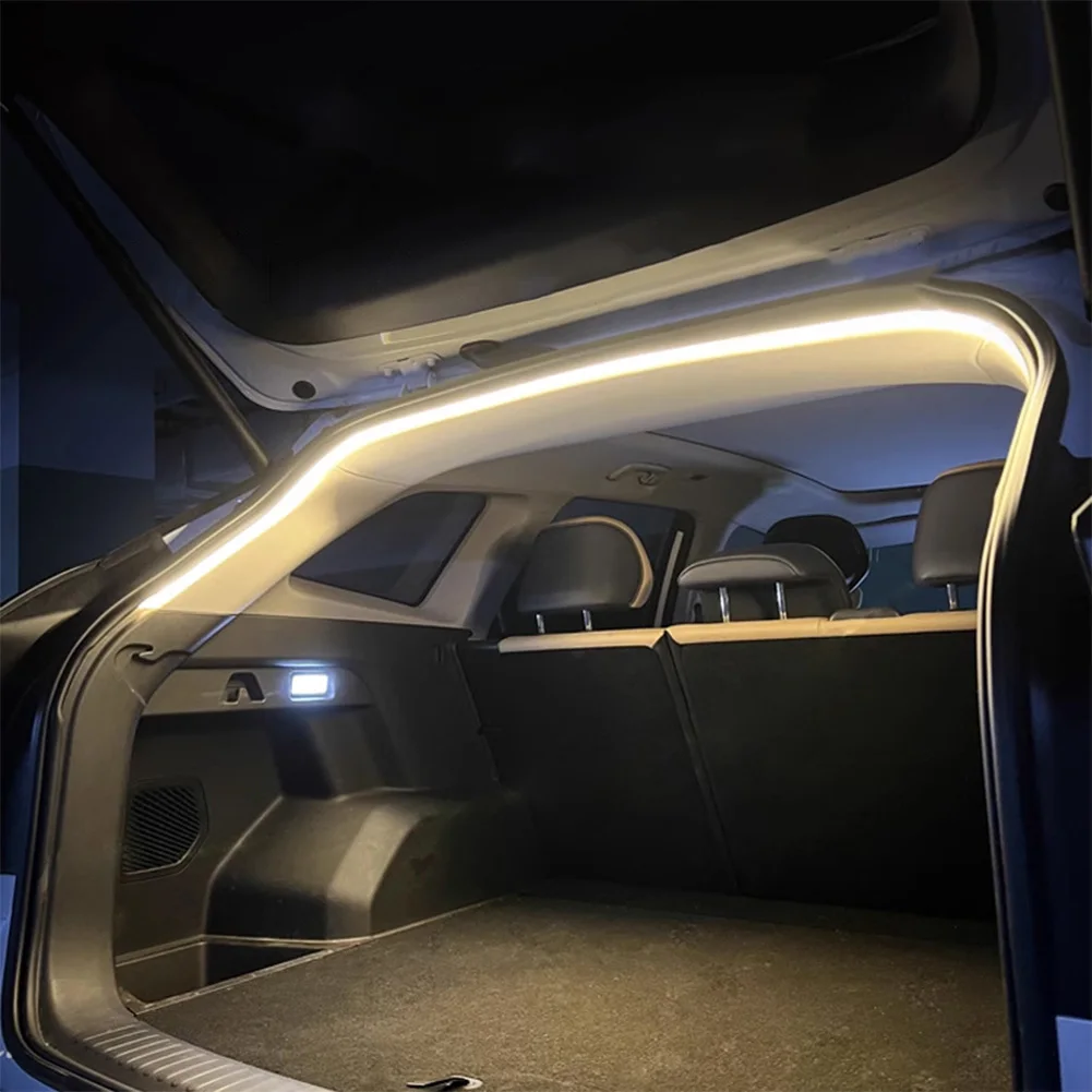 LED سيارة جذع شرائط مصباح شريط إضاءة ذاتي اللصق مستشعر تلقائي الذيل شرائط مصباح لسيارة سيدان SUV هاتشباك بيك اب