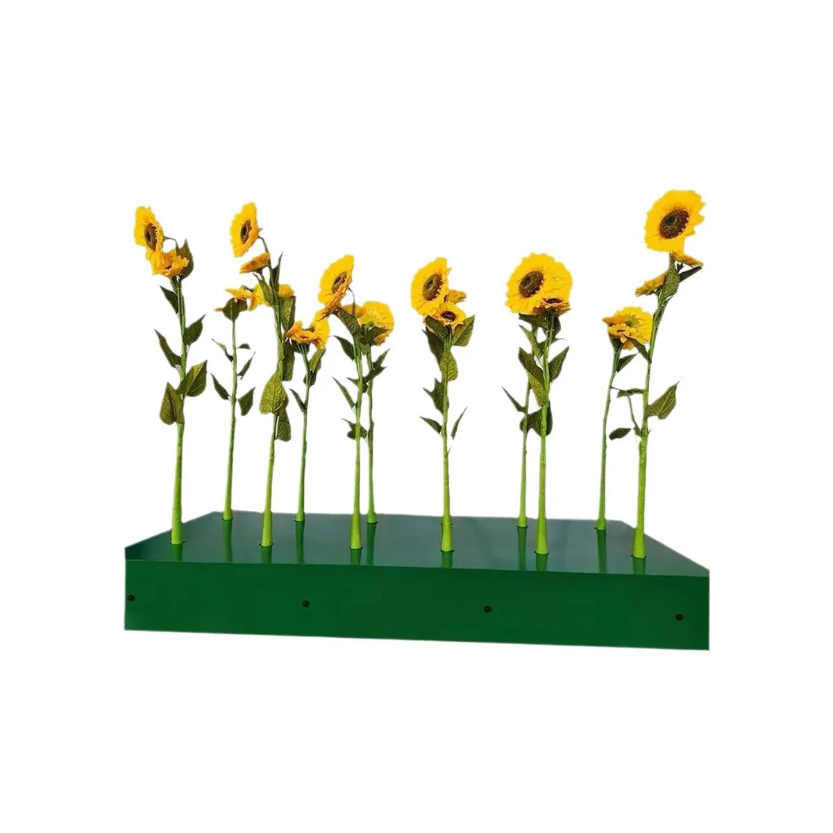 Human Body Tracking Eye Interaction Device, Mall Somatosensory Tracking Sunflower Induction Simulation Flower