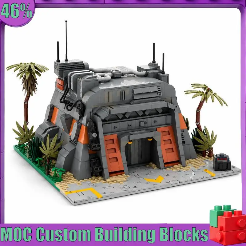

1954 Parts Imperial Bunker Barracks Diorama Custom Building Blocks Sci Fi Base Model Collection Birthday Festival Popular Gifts