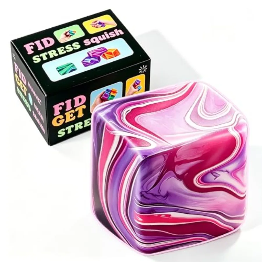 New product tasting price Pack Fidget Toys Squishy Stress Cube, Stress Balls for Adults Squishies Stress Relief, Ice Sugar Sens
