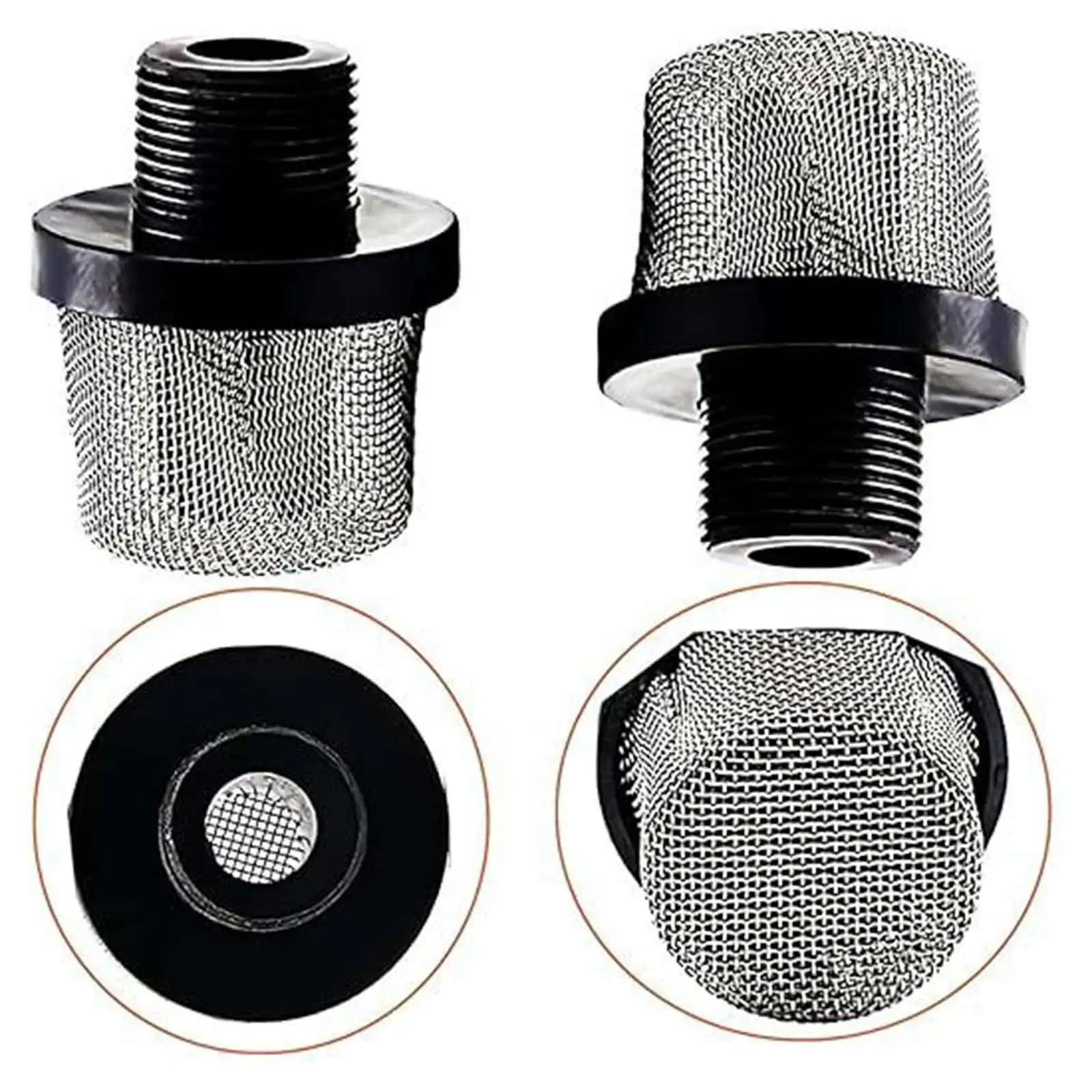 2Pcs Airless Paint Sprayer 288716 and 3Pcs 288749 Filter Set Professional Sturdy Convenient Assemble Replacements Combination