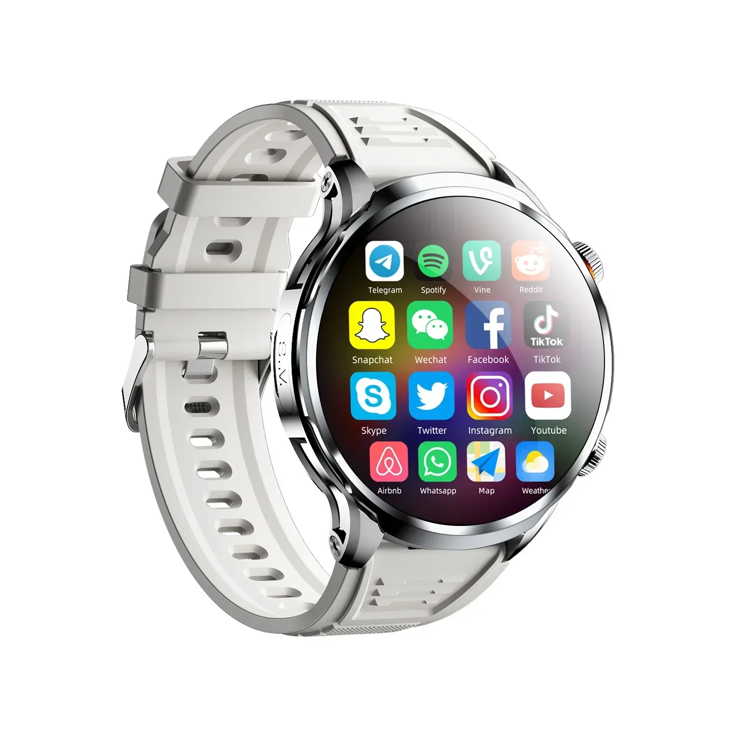 H18 Smartwatch kamera 4G wyświetlacz 1,85 cala 8 + 128G pulsometr wodoodporny NFC połączenie wideo 1100mAh bateria inteligentny zegarek