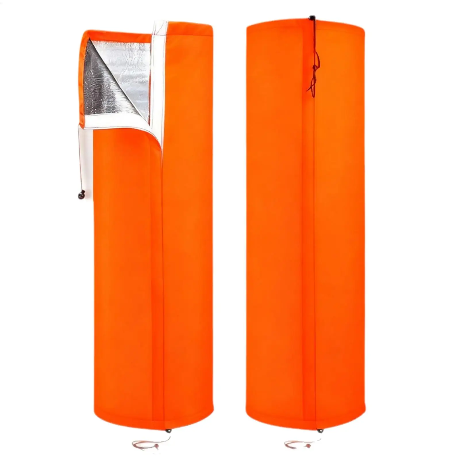 Tree Trunk Protector Guard 2 Pieces Insulation Root Barrier with Drawstring Tree Base Protector for Cold Snow Ice Palm Driveway