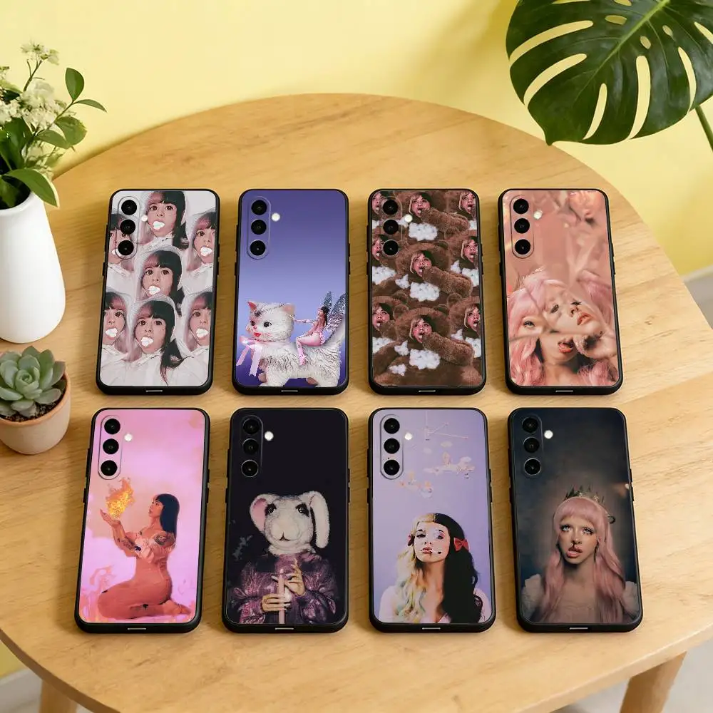Singer M-Melanie M-Martinez Phone Case Black Silicone Soft For Samsung Galaxy A73,A72,A71,A70,A53,A52,A51