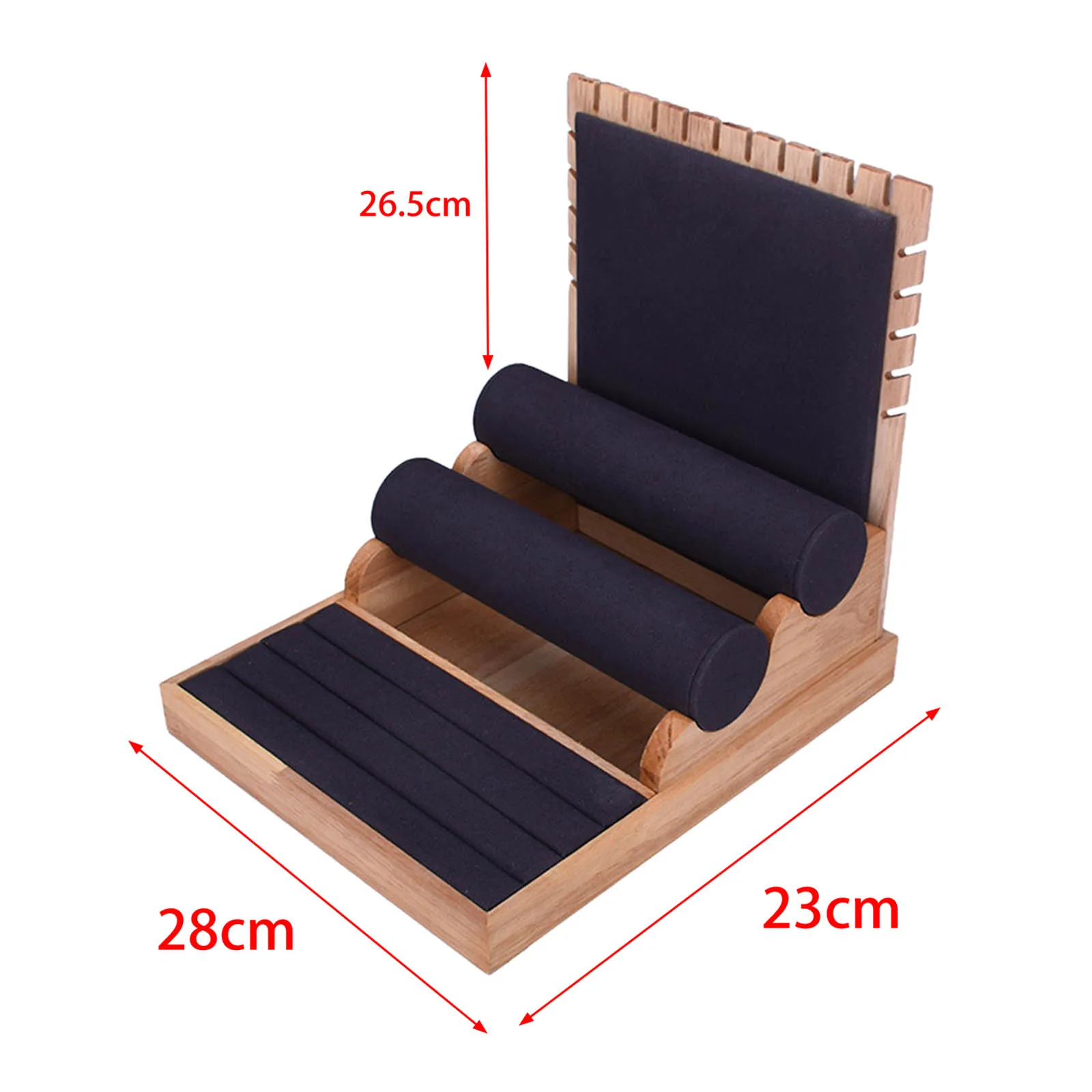 3 في 1 مجوهرات عرض الدعائم الإبداعية الفانيلا عرض حامل عرض موقف الحال بالنسبة قلادة مجوهرات تظهر خواتم نوم الفتيات #6