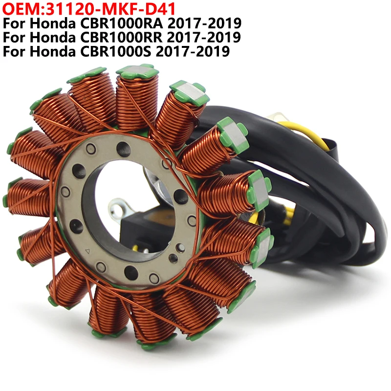 

Motorcycle Ignition Magneto Stator Coil For Honda CBR1000RA CBR1000RR CBR1000S 2017 2018 2019 31120-MKF-D41 New Accessories