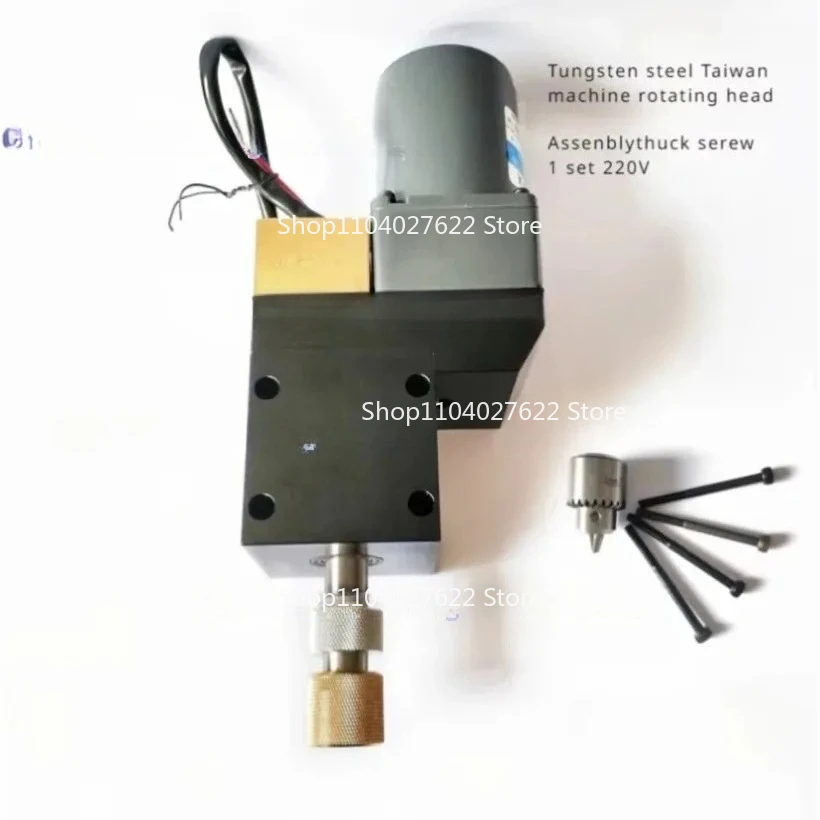 Tête rotativa con motor para petites propuestas de agujeros, máquina eléctrica EDM, étincelle, tout neuf, Taiwai