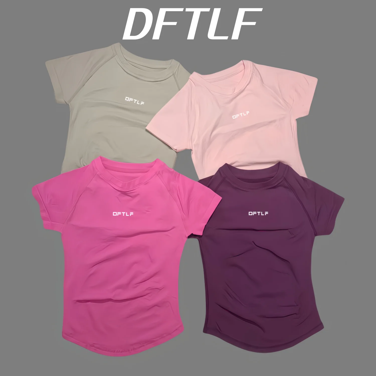 DFTLF Sport Short Sleeve Top Women Seamless Yoga Leotard Clothing Running Sports T Shirt Gym Yoga Slim Fitness Active Top Tee