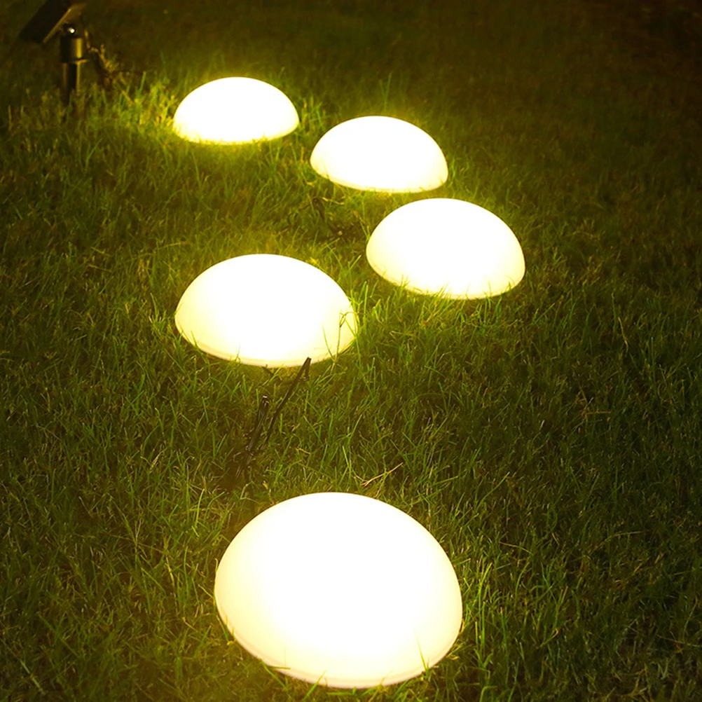 

Solar Hemisphere Ground Lamp Outdoor Garden Lighting Landscape Yard Light Solar Powered ABS Durable Practical Safe