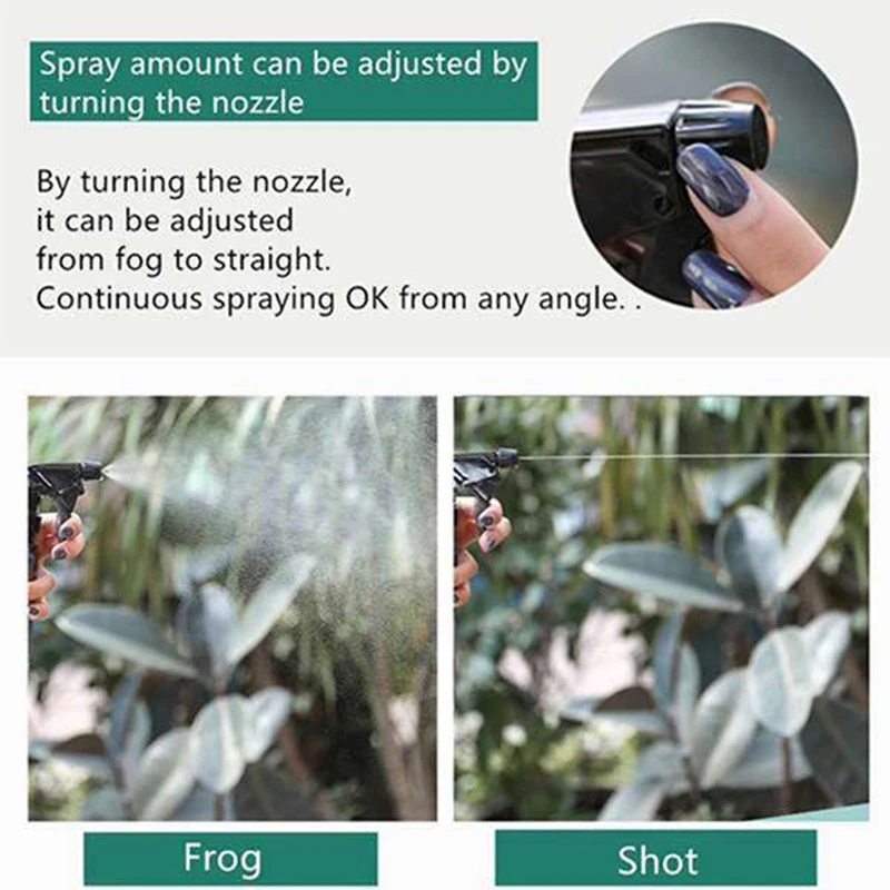 Бутылки с распылителем воды для очистки бутылок с распылителем воды, пустые бутылки, триггерный распылитель для садоводства, освежение воздуха, 500 мл