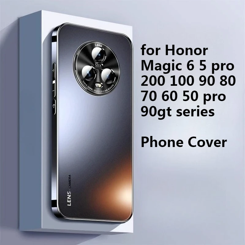 

Luxury Matte Case Full Coverage Anti-Shock Phone Cover for Honor Magic 6 5 Pro 200 100 90 80 70 60 50 Pro 90gt Series