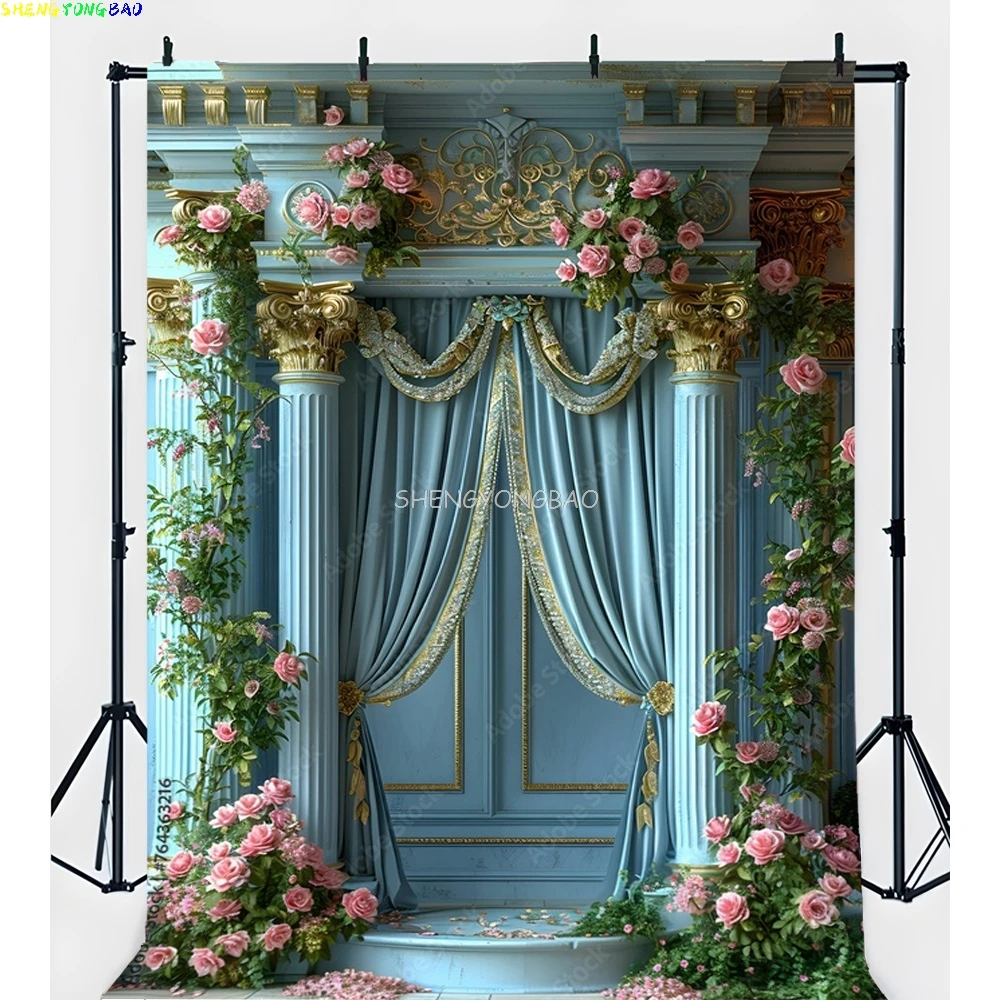 

Мечтательные фоны для фотосъемки ко Дню святого Валентина, домашняя цветочная арка, свадьба для беременных, накладки для беременных, реквизит для фона AN-06