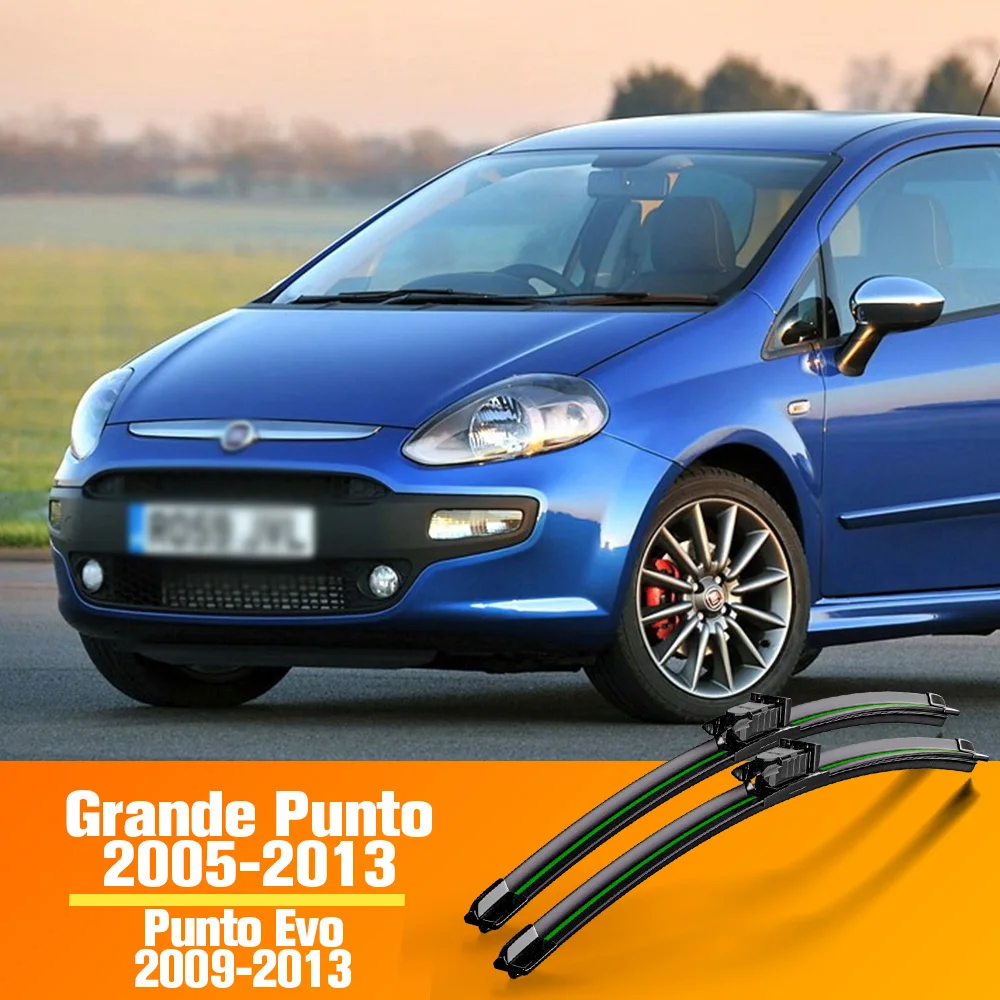 Wiper Front Wiper Blades For Fiat Grande Punto 2005 - 2013 Windshield For FIAT Punto Evo 2009-2013 2010 2011 26\