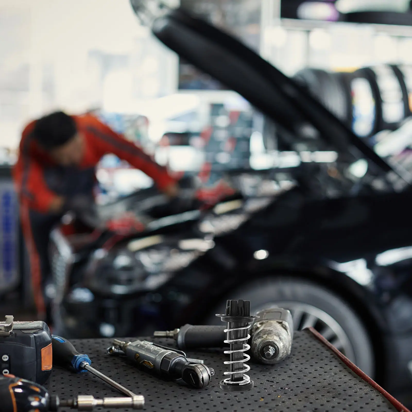 Car Hood Catch Spring Assembly – Shock Absorbing, Noise Reducing, Reliable Automotive Replacement